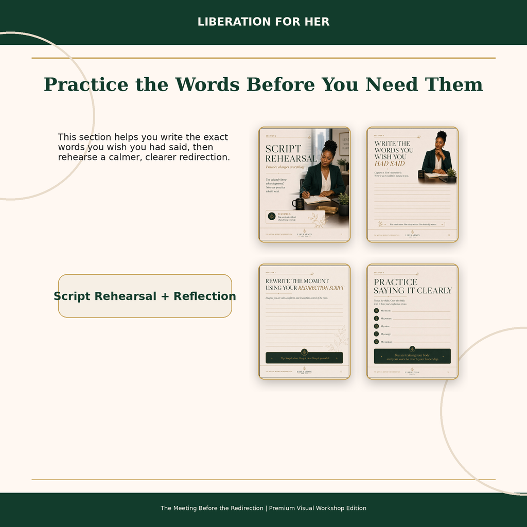 The Meeting Before the Redirection: A Guided Reflection PDF