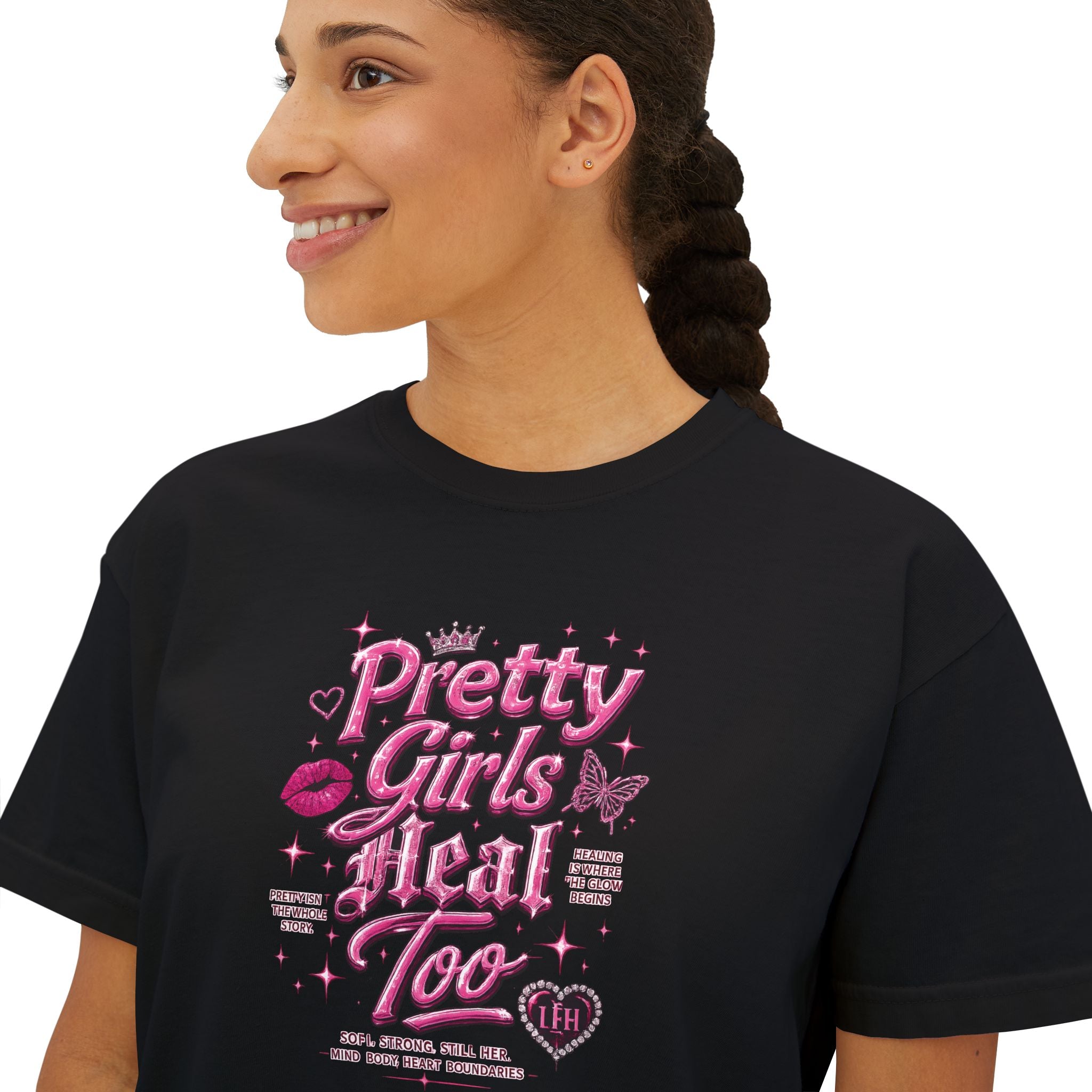 Pretty Girls Heal Too Boxy Tee