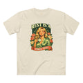 T-Shirt — "Rest Is a Power Move" Retro Floral Relaxation Tee