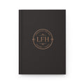 LFH Embossed Hardcover Journal — Matte Black Inspirational Notebook