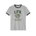University of Becoming Ringer T-Shirt — LFH Collegiate Crest Tee