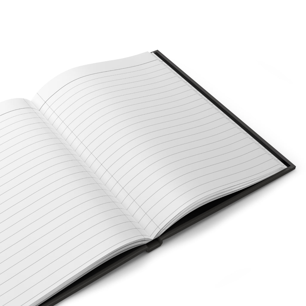 LFH Embossed Hardcover Journal — Matte Black Inspirational Notebook