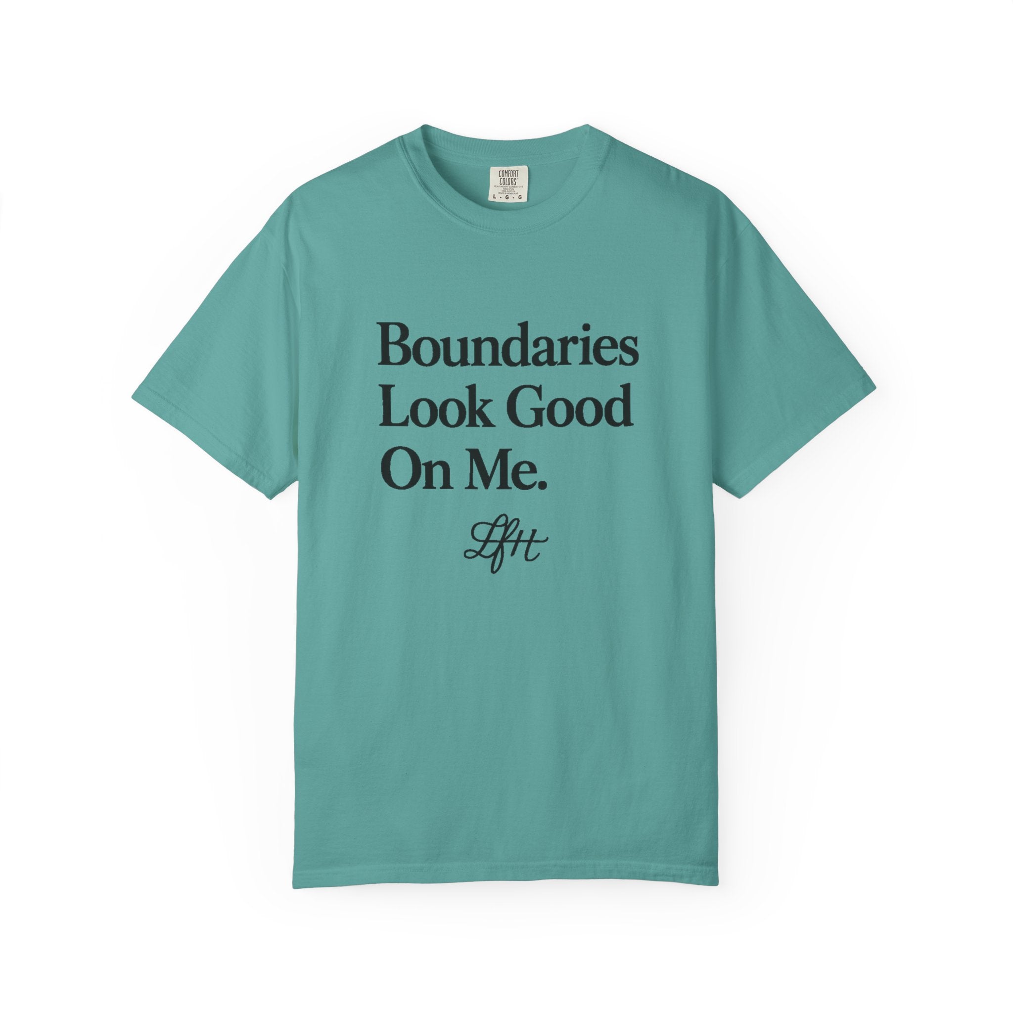 Boundaries Look Good On Me T-Shirt — Feminist Self-Care Statement Tee