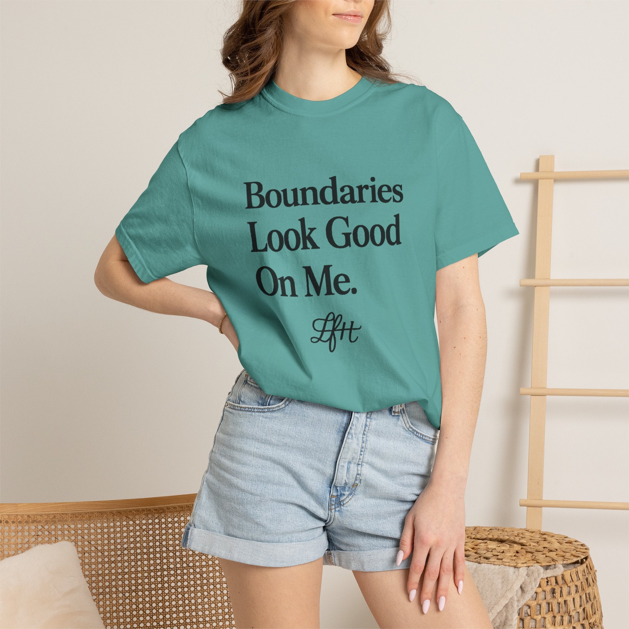 Boundaries Look Good On Me T-Shirt — Feminist Self-Care Statement Tee