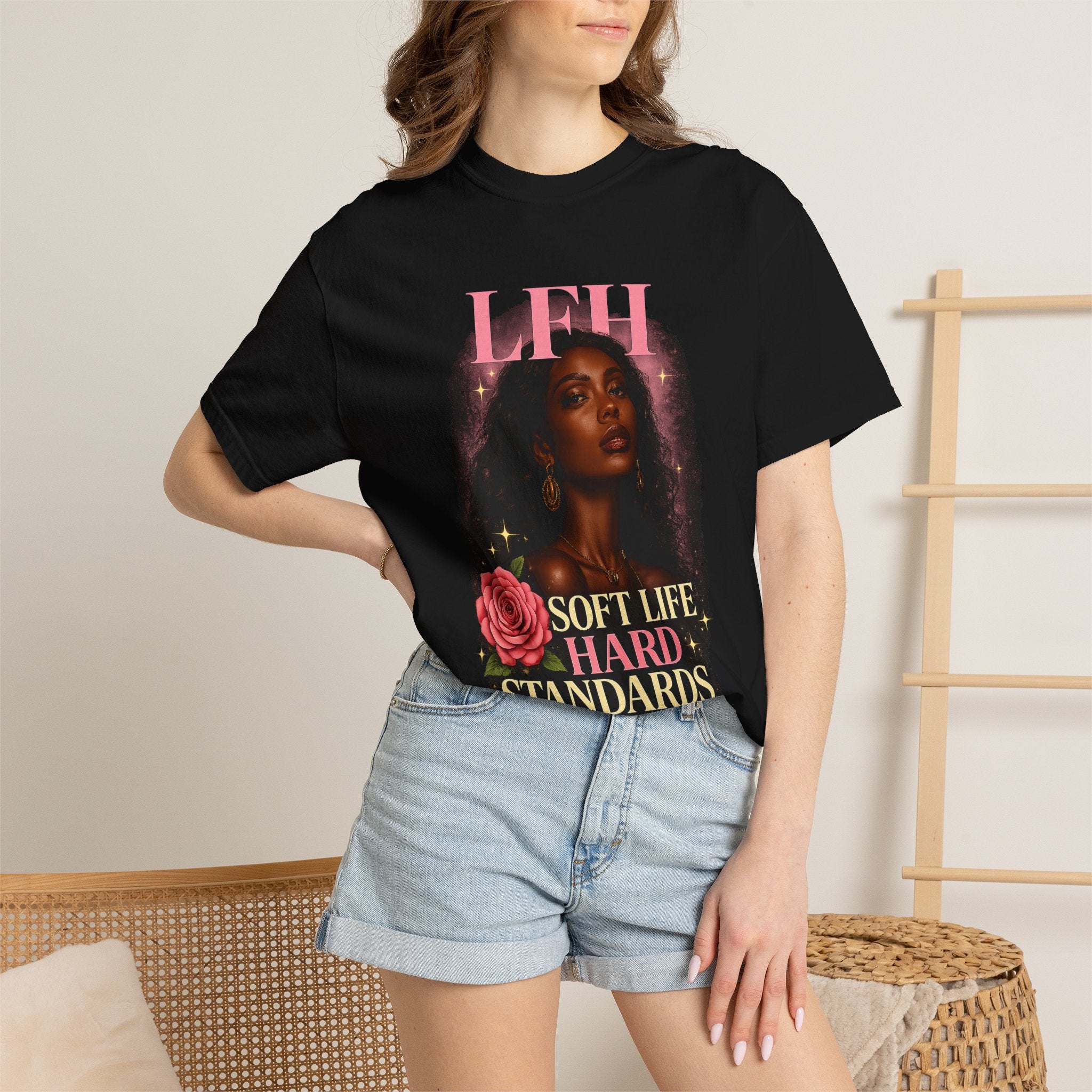 Soft Life, Hard Standards T-Shirt — LFH Inspirational Graphic Tee