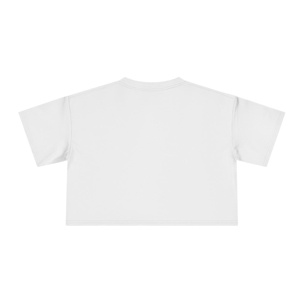 Crop Tee — Quiet Money, Loud Peace Graphic