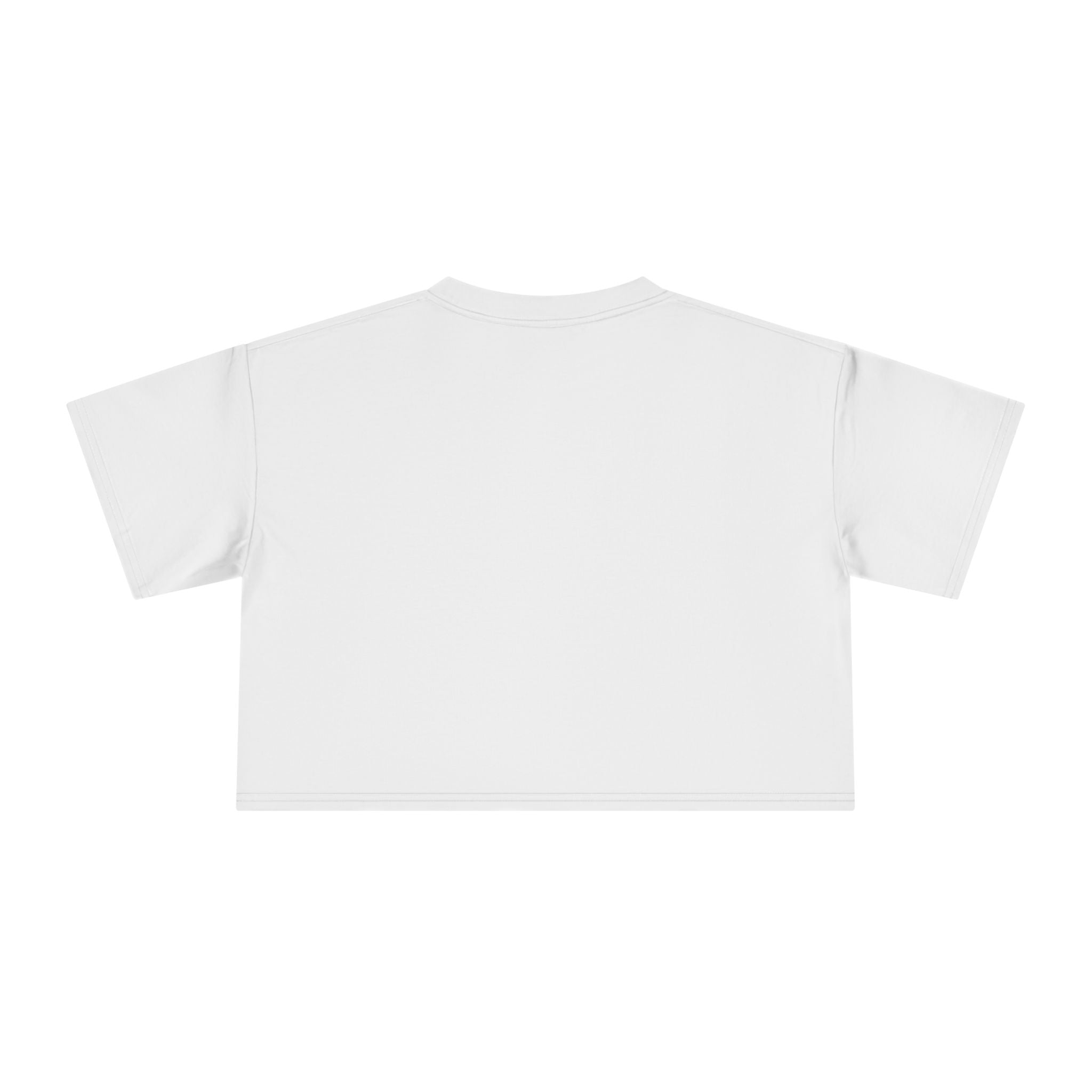 Crop Tee — Quiet Money, Loud Peace Graphic