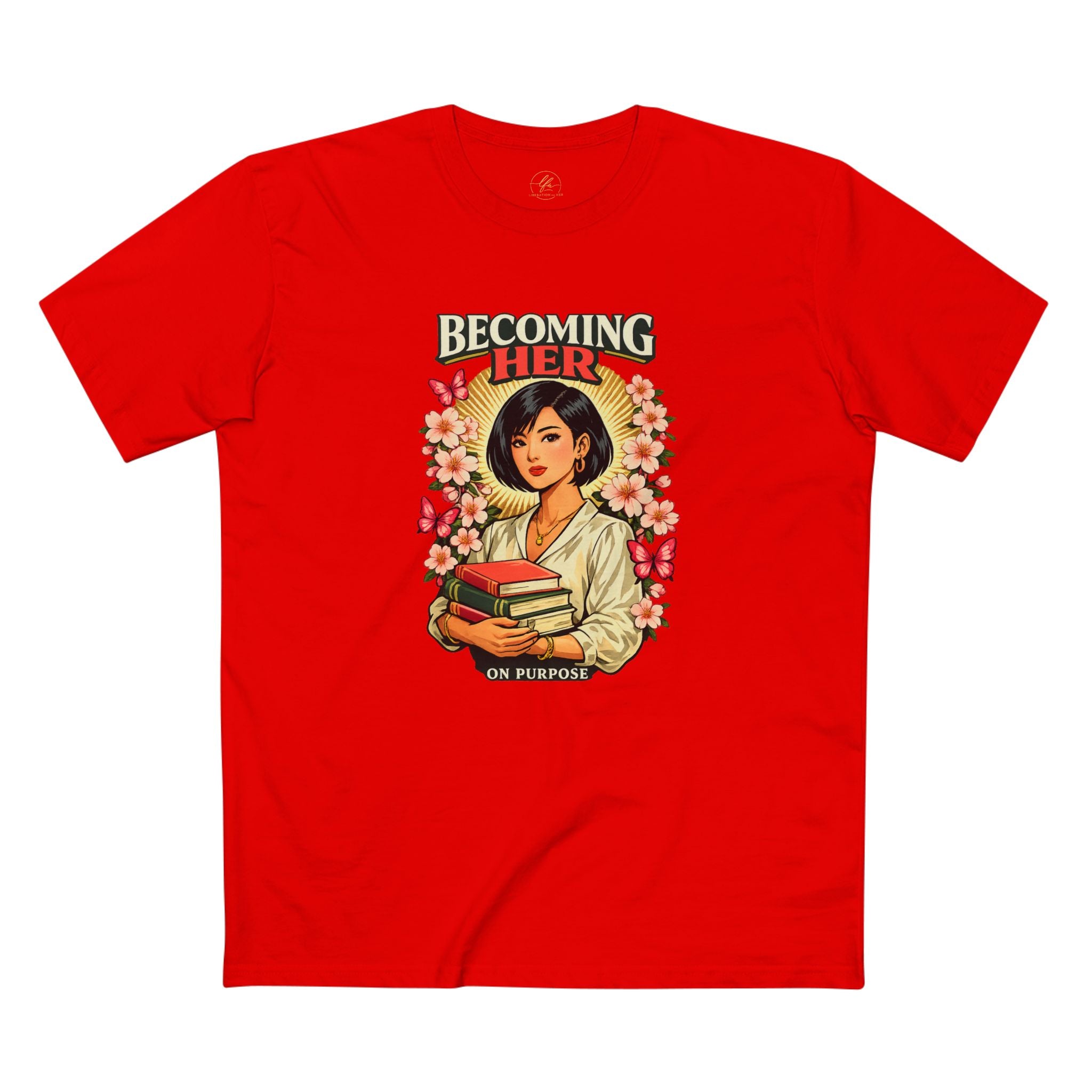 T-Shirt - "Becoming Her" Inspirational Bookish Tee for Women