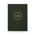 LFH Hardcover Journal — "Liberation For Her" Gold Emblem Matte Notebook for Inspiration & Goal-Setting