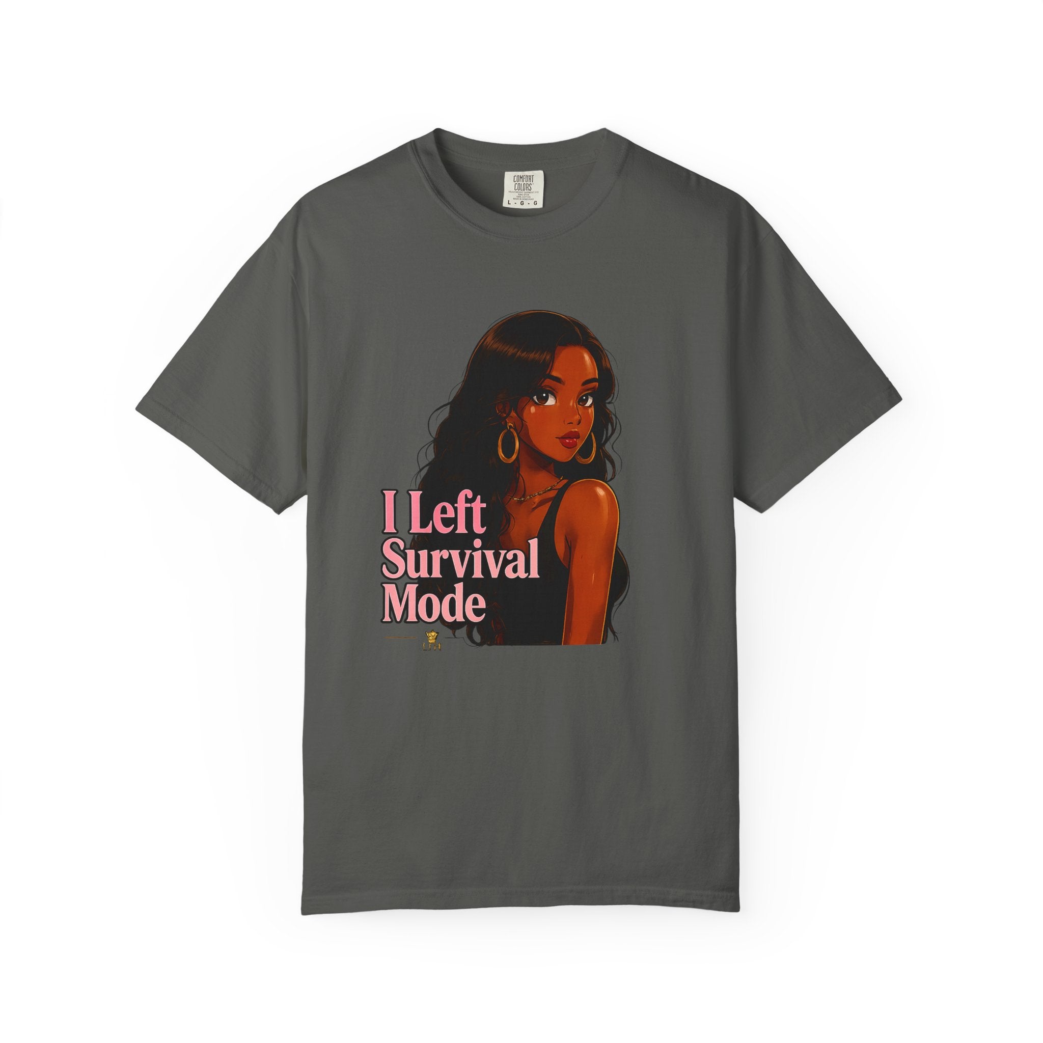 Survivor Vibes T-Shirt — "I Left Survival Mode" Graphic Tee