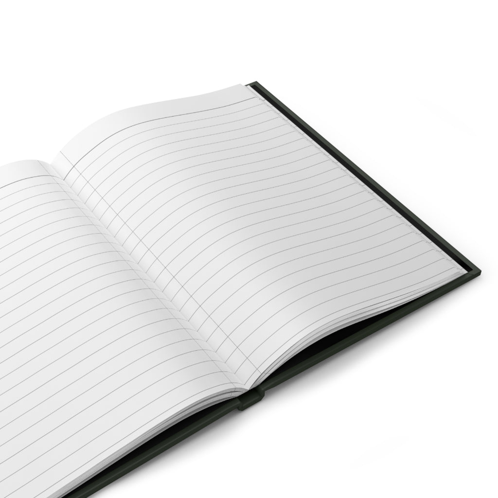 LFH Hardcover Journal — "Liberation For Her" Gold Emblem Matte Notebook for Inspiration & Goal-Setting