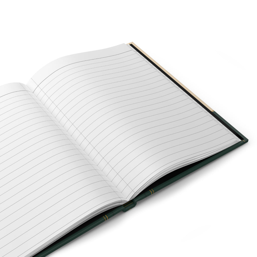 Peace Is The New Flex Hardcover Journal — Empowerment Notebook for Boundaries & Self-Care