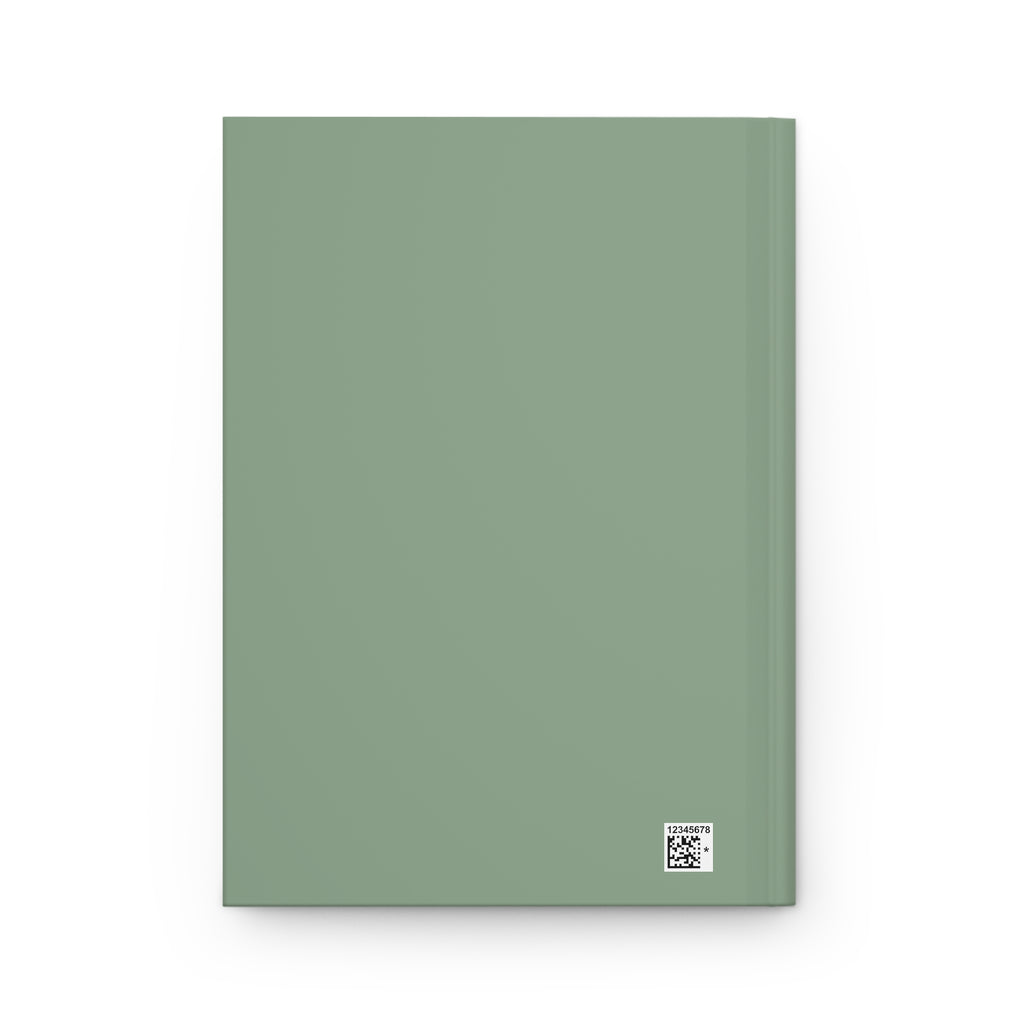 Peace Is the New Flex Hardcover Journal — Sage Matte Inspirational Notebook for Mindfulness & Gratitude