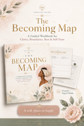 The Becoming Map Workbook | Guided Self-Reflection PDF for Women