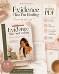 Evidence That I’m Healing: Becoming Her Era Digital Workbook Bundle