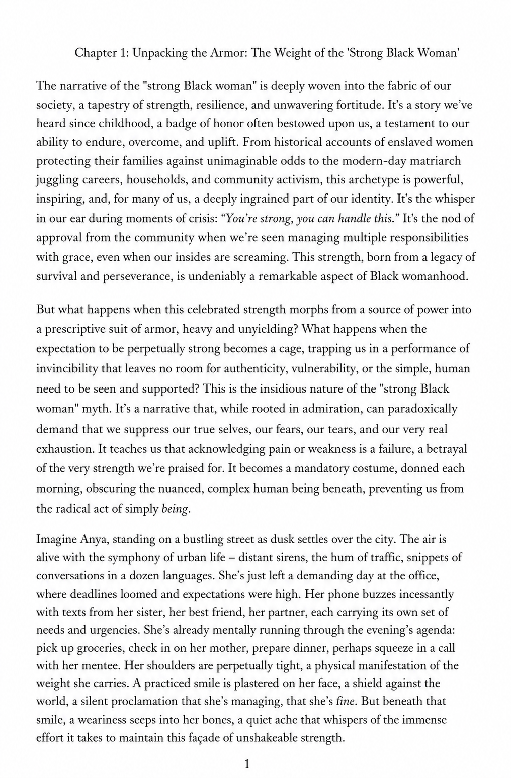 It’s Not Your Fault — Short Read